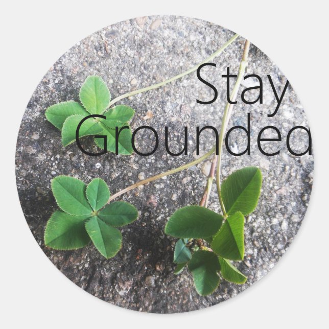 Sticker 'Stay Grounded' (Front)