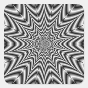 Sticker  Super Nova in Black and White