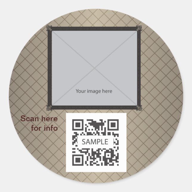 Sticker Template Generic Brown (Front)
