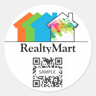 Sticker Template Real Estate House