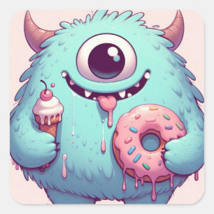 Sticker "The Little Donut-Amateur Monster"