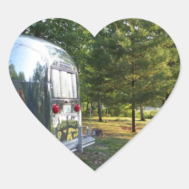 Sticker Vintage Tin Can Mirror Lake Pines Camper (Front)