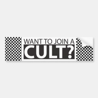 Sticker Want To Join A Cult?