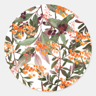 Sticker - Watercolor flower pattern