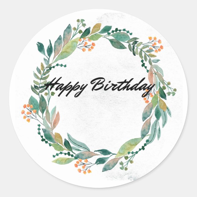 sticker with a creative design  (Front)