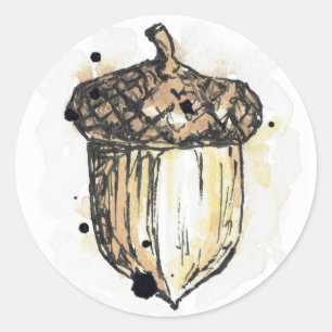 Sticker with an oak