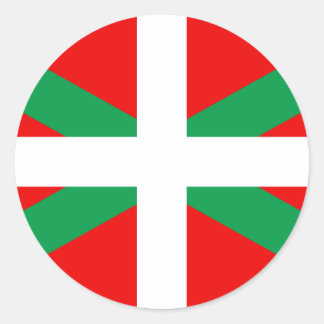 Sticker with Basque Flag "Ikkurina"