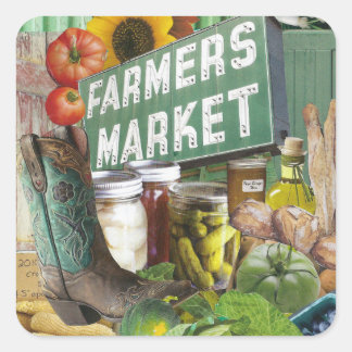 Sticker with Farmers Market