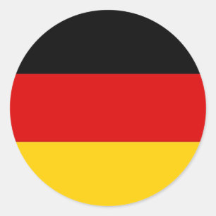 Sticker with Flag of Germany