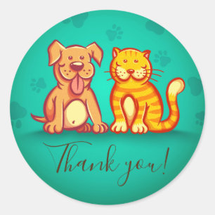 Sticker with pets