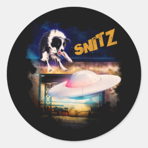 sticker with Snitz from Bob's Saucer Repair