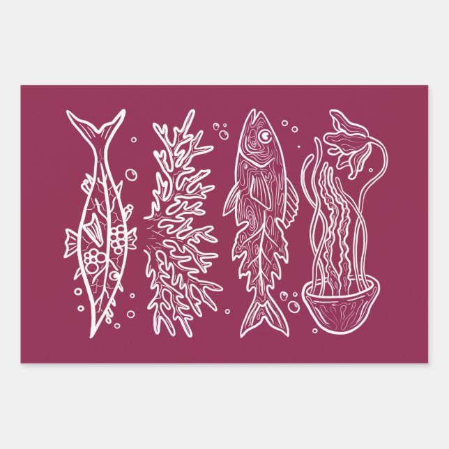 Sticker Wrapping Paper Sheet (Front)