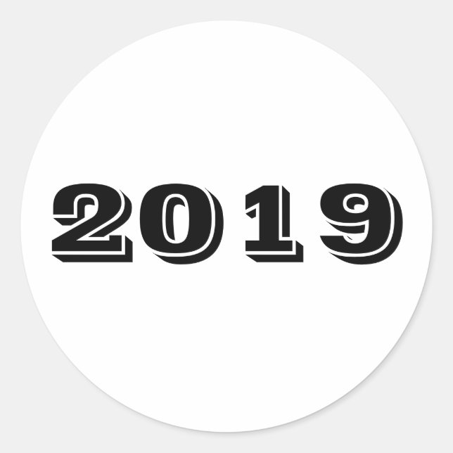 Sticker - Year 2019 (Front)
