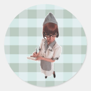 Stickers - 1950 RETRO DINER GAL