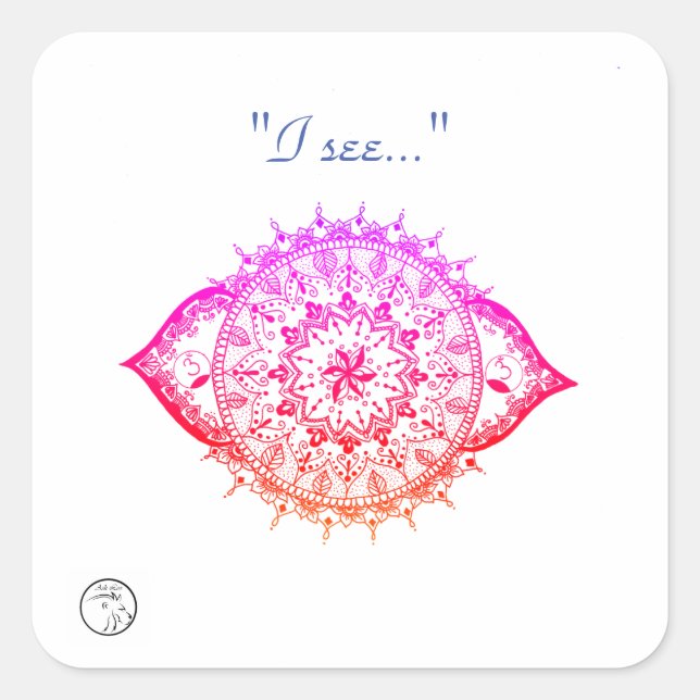 Stickers and Labels with Chakra energy (Front)