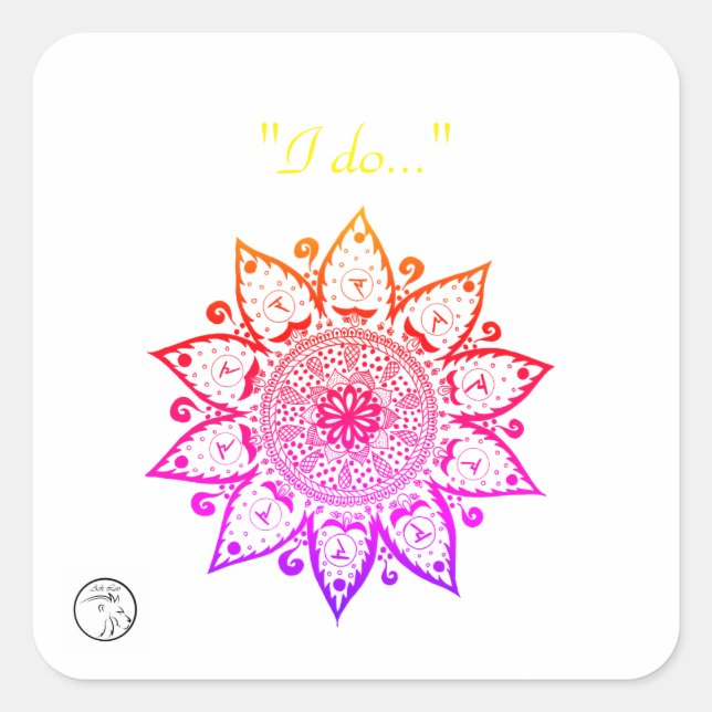 Stickers and Labels with Chakra energy (Front)