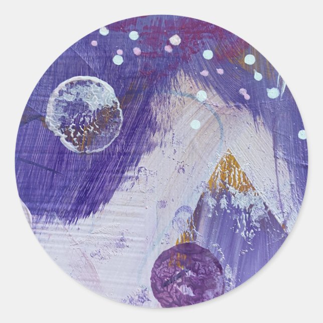 Stickers and Seals in Moon Mountain Design (Front)