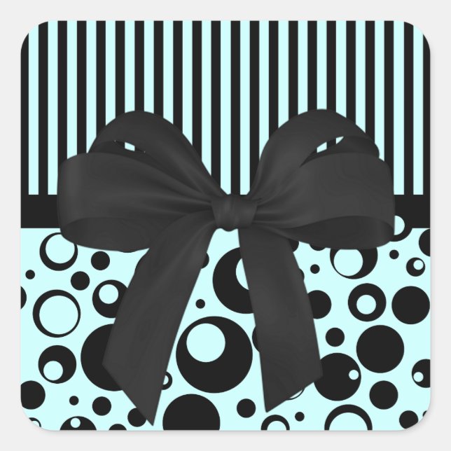 Stickers - Bars, Bow & Bubbles (Front)
