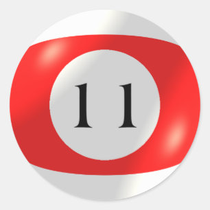 Stickers - Billiards - 11 Ball