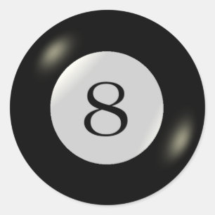 Stickers - Billiards - 8 Ball