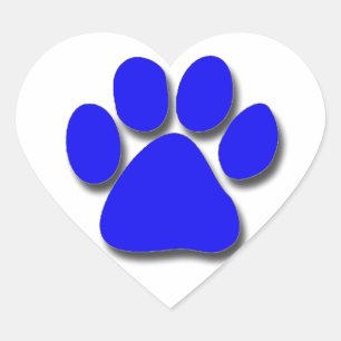 Stickers - Blue Paw Print