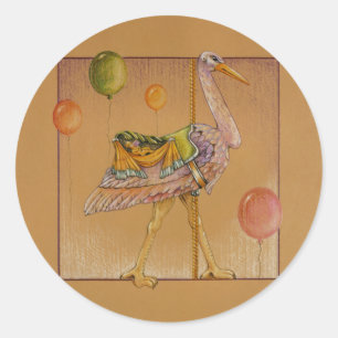 Stickers - Carousel Stork