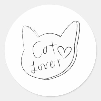 Stickers cat lovers