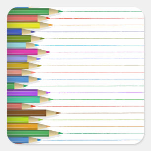 Stickers - Coloured Pencils