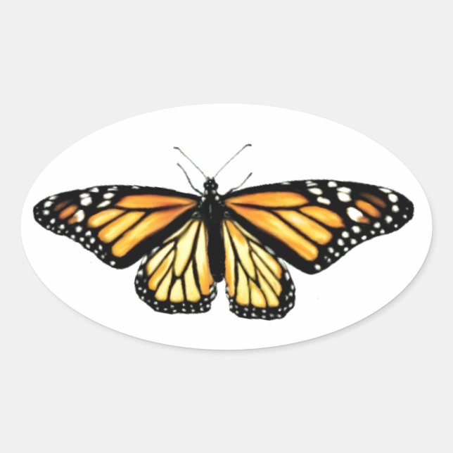 Stickers Female Monarch (Front)