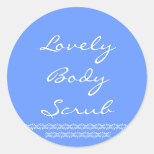 Stickers for Body Scrubs