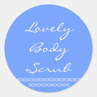 Stickers for Body Scrubs