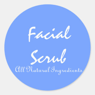 Stickers for Facial Scrubs