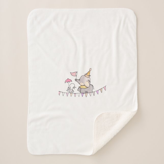 stickers for kids Sherpa Blanket  (Front)