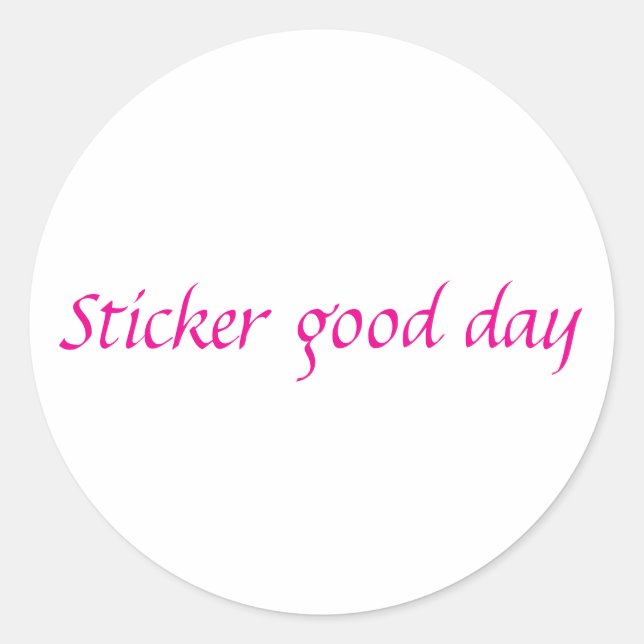 Stickers good day (Front)