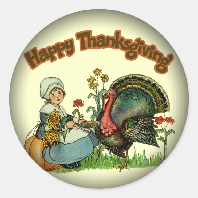Stickers - Happy Thanksgiving (Front)