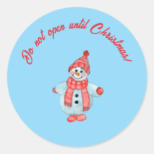 Stickers & Labels from a snowman 