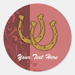 Stickers - Lucky Horseshoe Floral