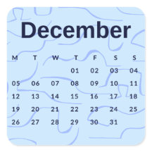 Stickers month of year - December (S'K) *2022