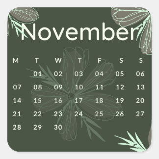 Stickers month of year - November (S'L) *2022