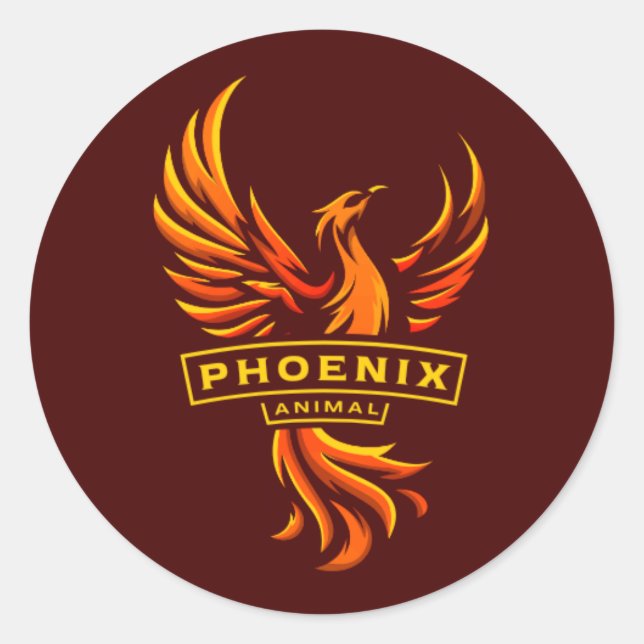 Stickers phonix animal (Front)