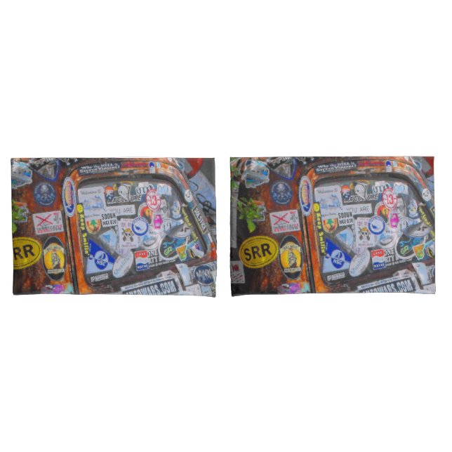 Stickers Pillowcase (Front-Set)