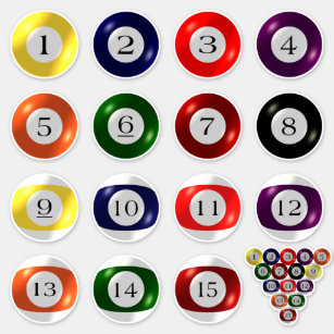 Stickers - Pool Balls