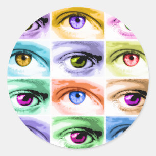Stickers - Pop Art Eyes