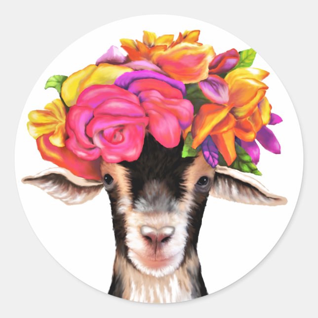 Stickers Posey the Goat (Front)