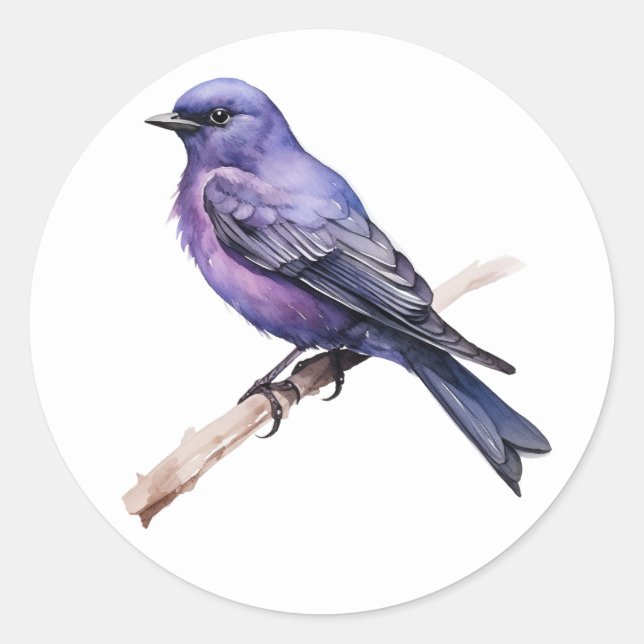 Stickers Purple Martin Songbird (Front)