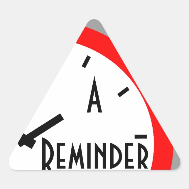 Stickers Schedule Appointment Reminder Retro Clock (Front)