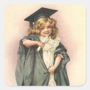 STICKERS Sweet Vintage Graduation Graduate diploma