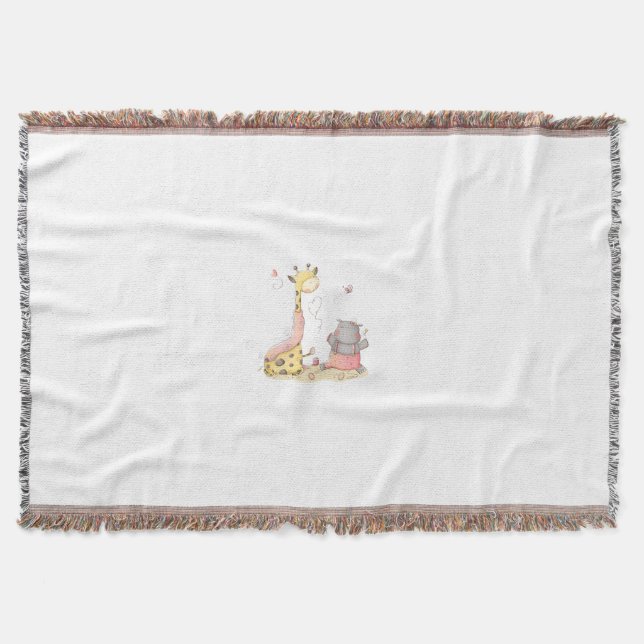 stickers  throw blanket (Front)