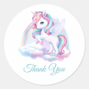 Stickers to a magical birthday party.