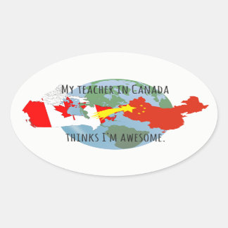 Stickers to Send to Student: Canada, Awesome